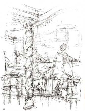 Alberto Giacometti, Paris sans fin, Nr 123 © Succession Alberto Giacometti_Bildrecht Wien, 2026